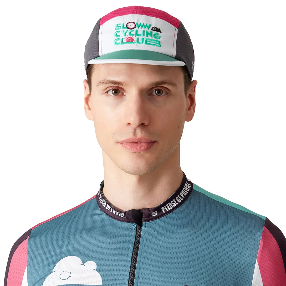 CAFE DU CYCLISTE X FAGUO Arnaud Cycling Cap - Slow Black - Image 4