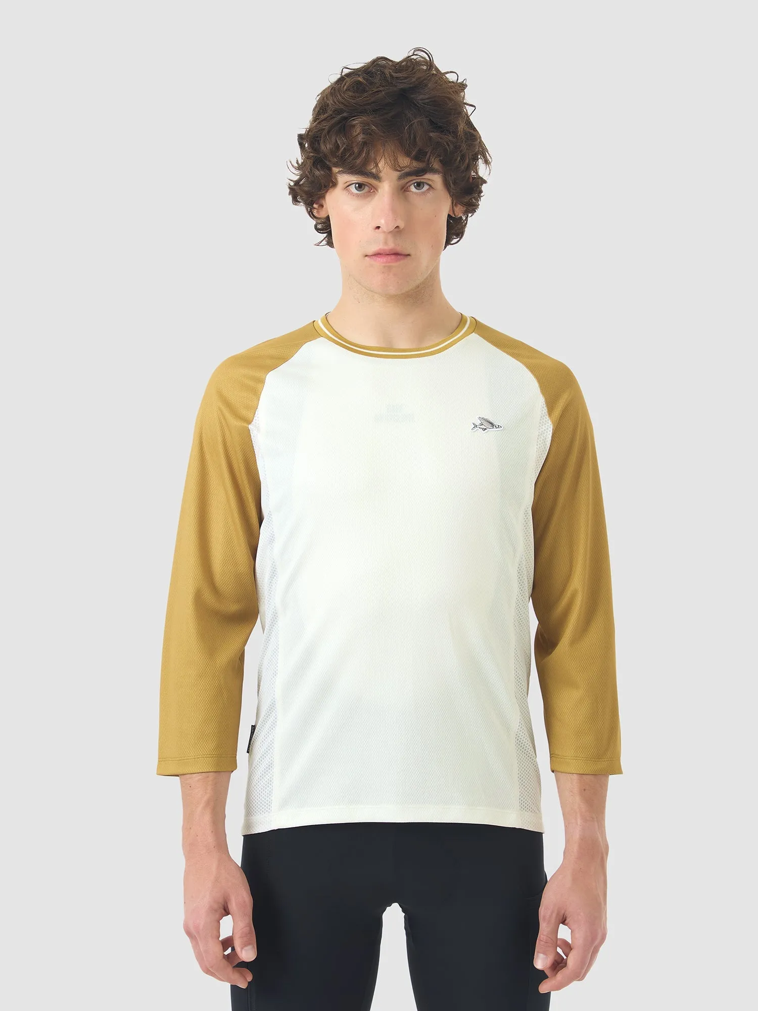 CAFE DU CYCLISTE Barbara Lightweight Jersey - Golden Olive - Image 3