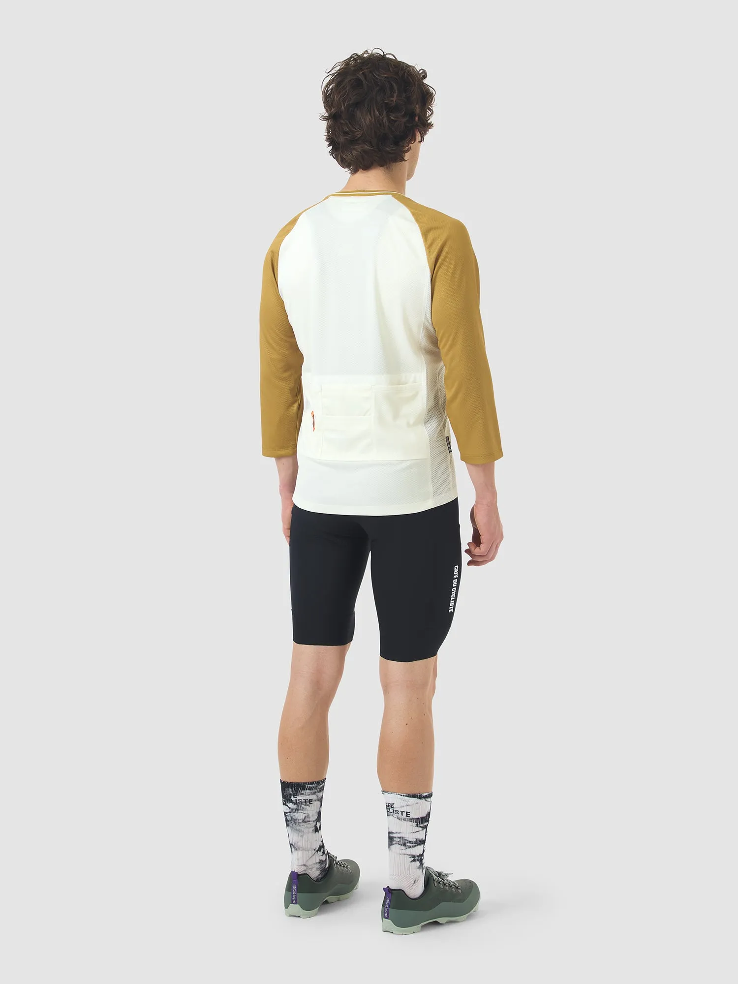 CAFE DU CYCLISTE Barbara Lightweight Jersey - Golden Olive - Image 4