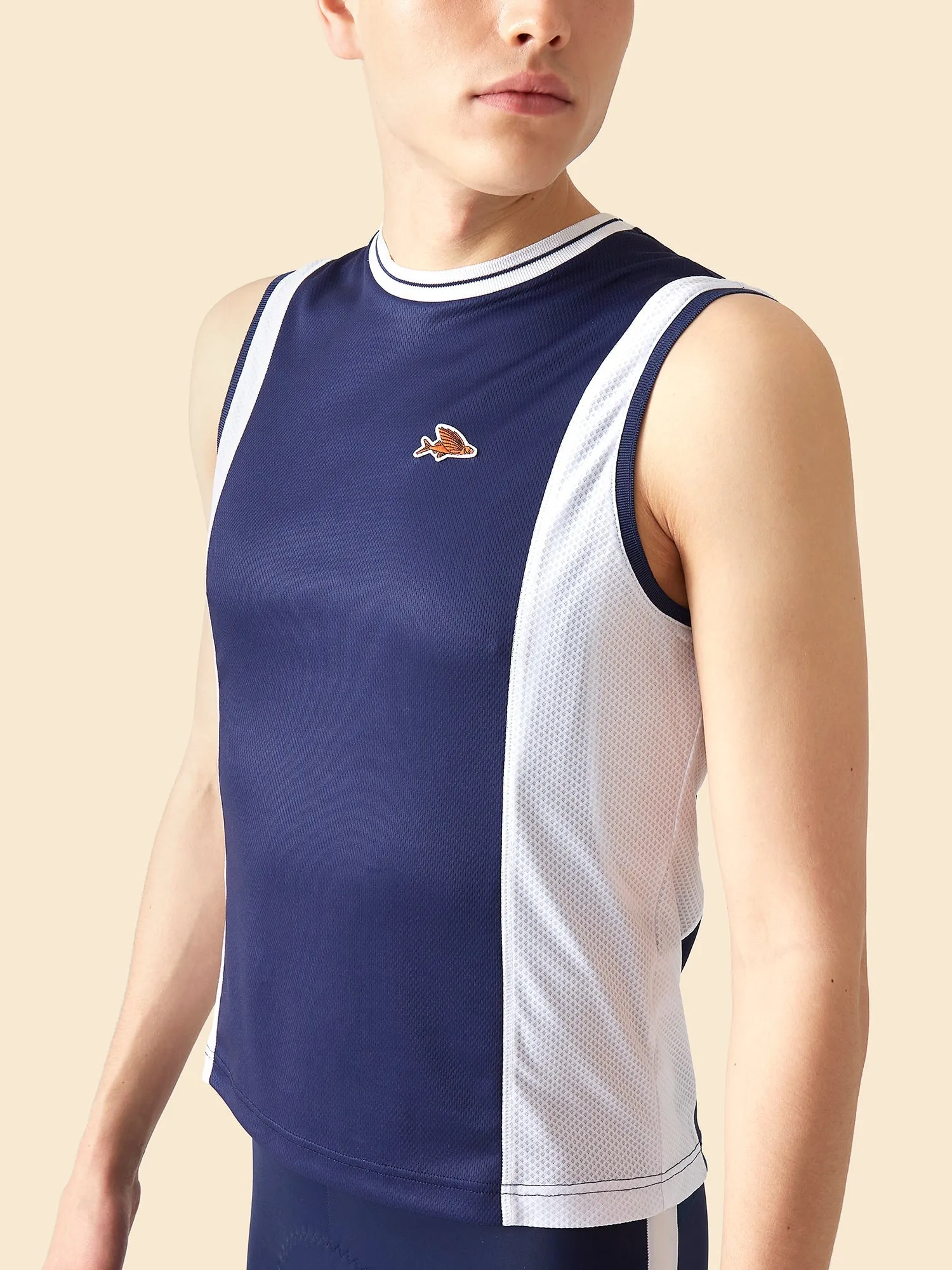 CAFÉ DU CYCLISTE Beatrice - Navy White - Image 4