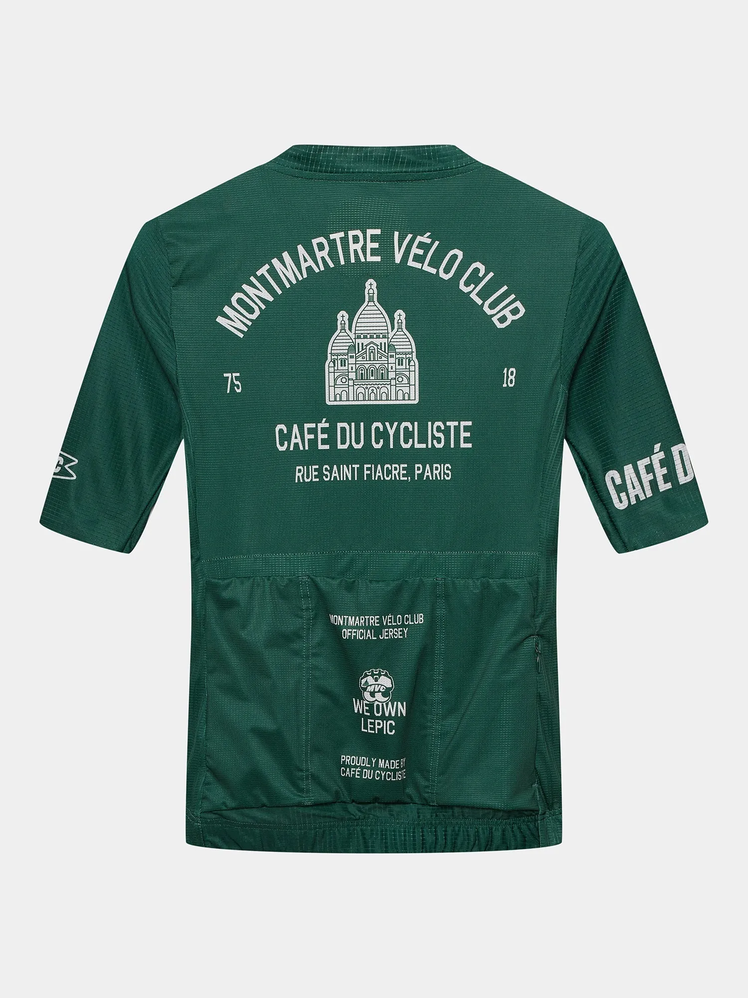 CAFÉ DU CYCLISTE Bergida MVC Women Jersey - Dark Green - Image 7