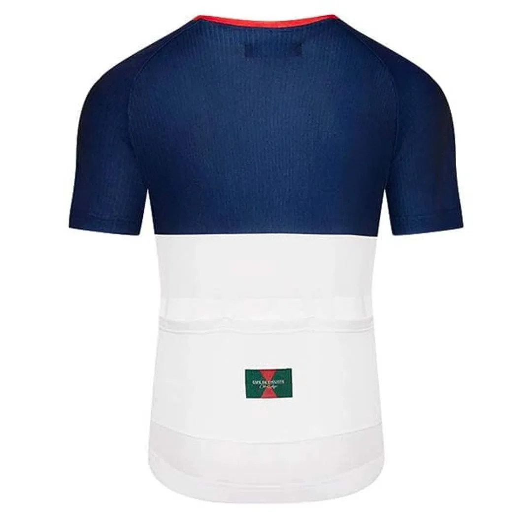 CAFE DU CYCLISTE Betty Gravel Cycling Jersey  - Navy/White - Image 2