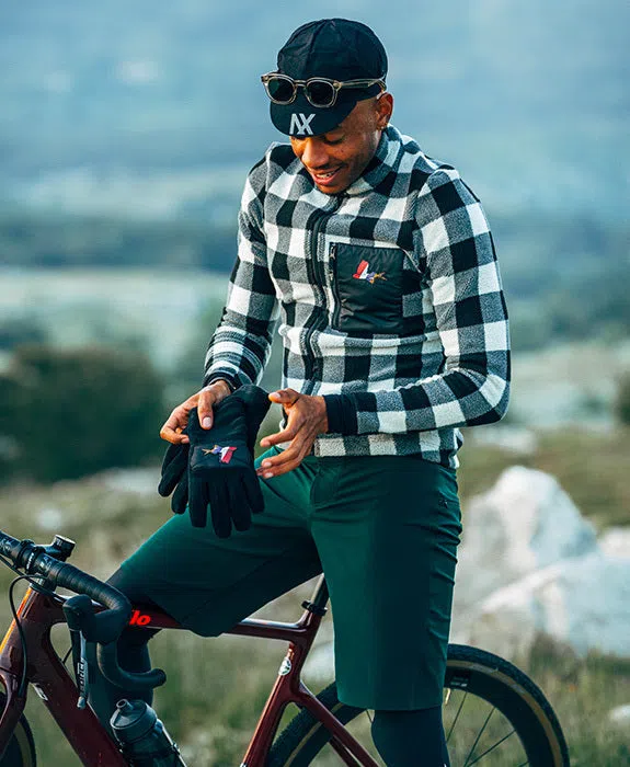 CAFE DU CYCLISTE Audax Cycling Cap - Black - Image 2