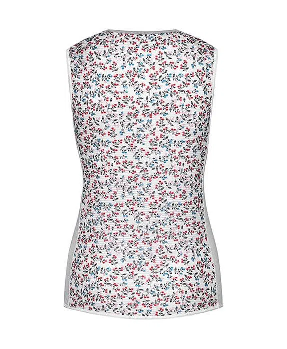 CAFE DU CYCLISTE Women Cecilia Sleeveless Mesh Baselayer - Groseille - Image 2