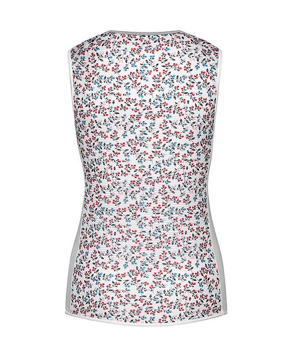 CAFE DU CYCLISTE Women Cecilia Sleeveless Mesh Baselayer - Groseille - Image 4