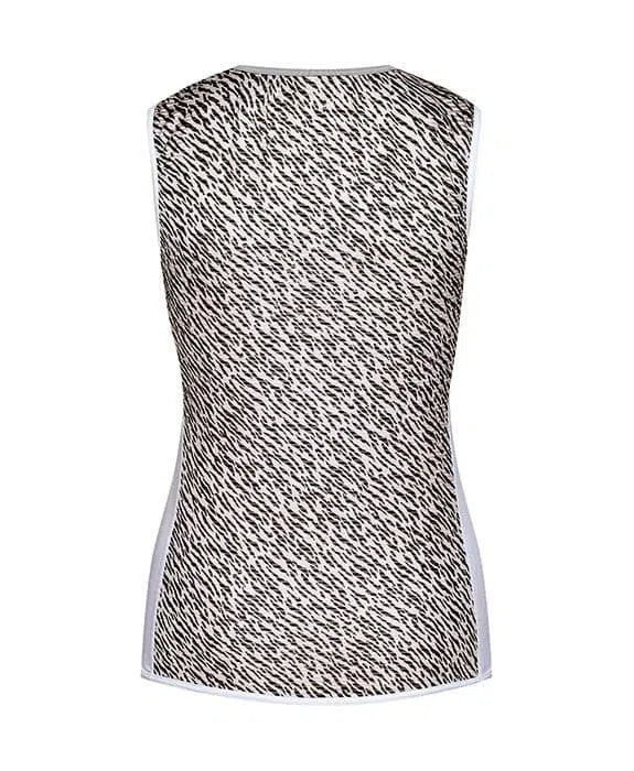 CAFE DU CYCLISTE Women Cecilia Sleeveless Mesh Baselayer - Tiger - Image 2
