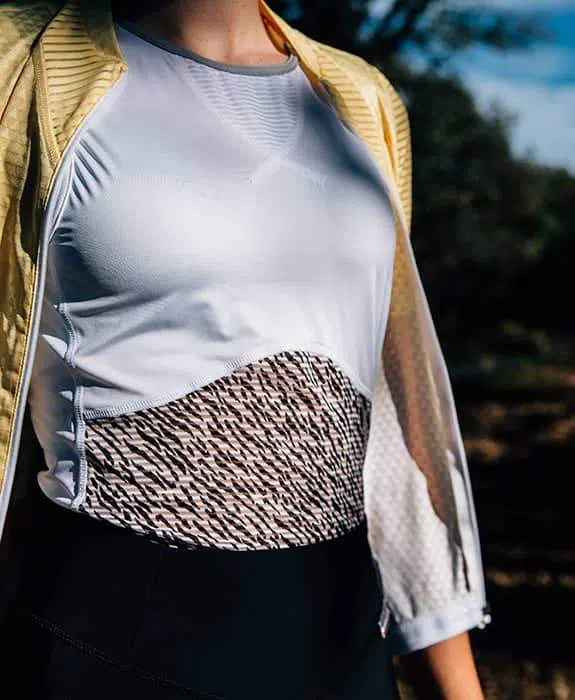CAFE DU CYCLISTE Women Cecilia Sleeveless Mesh Baselayer - Tiger - Image 3