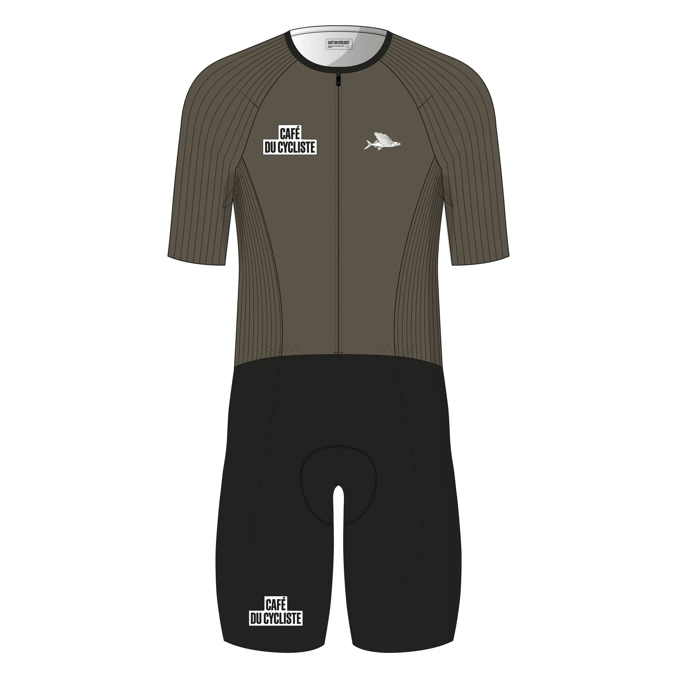 CAFE DU CYCLISTE Cerise Speedsuit - Carob Black