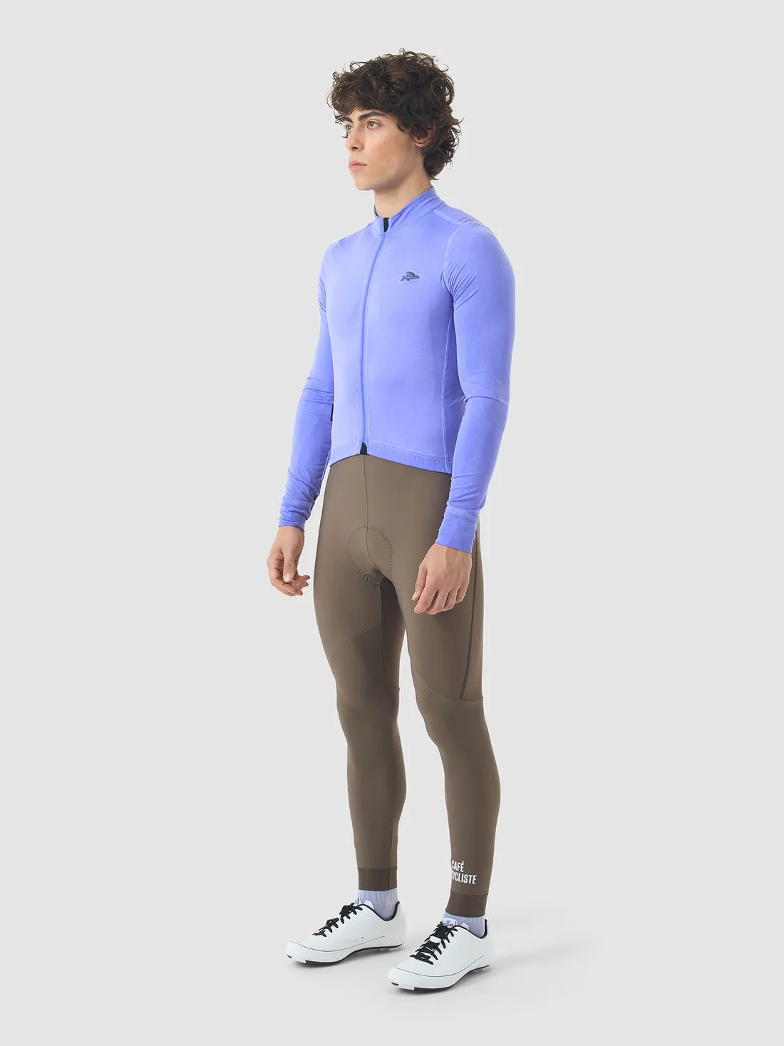 CAFE DU CYCLISTE Charlie Brushed Long Sleeve Jersey - Cold Dye Verbena - Image 5