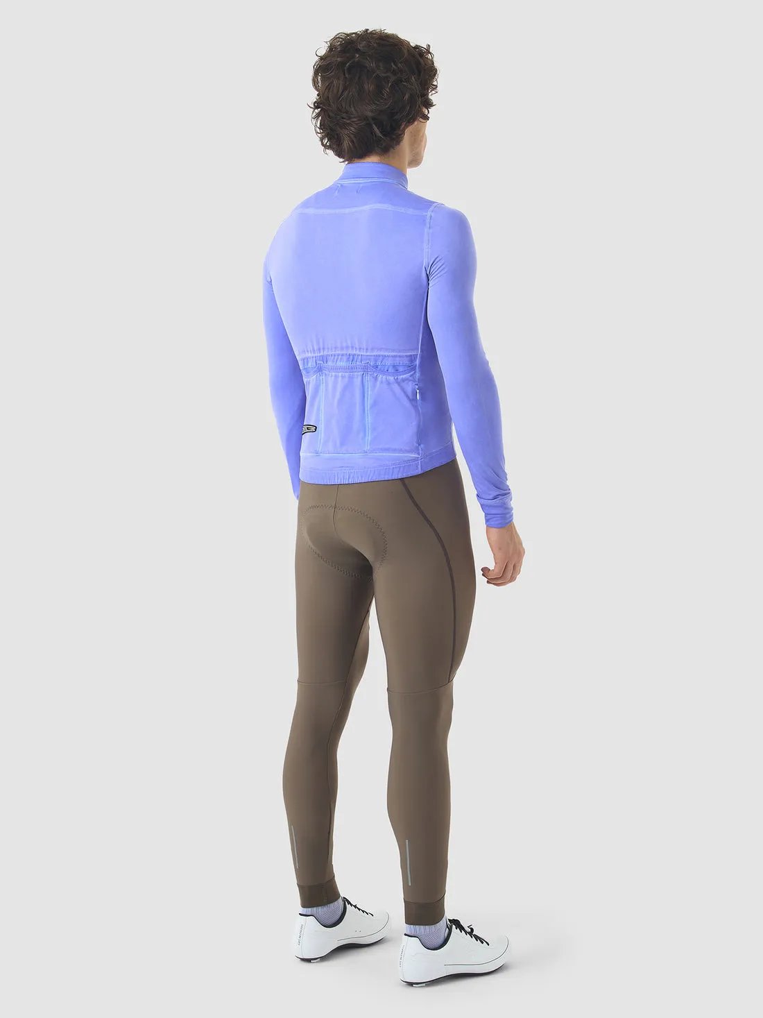 CAFE DU CYCLISTE Charlie Brushed Long Sleeve Jersey - Cold Dye Verbena - Image 6