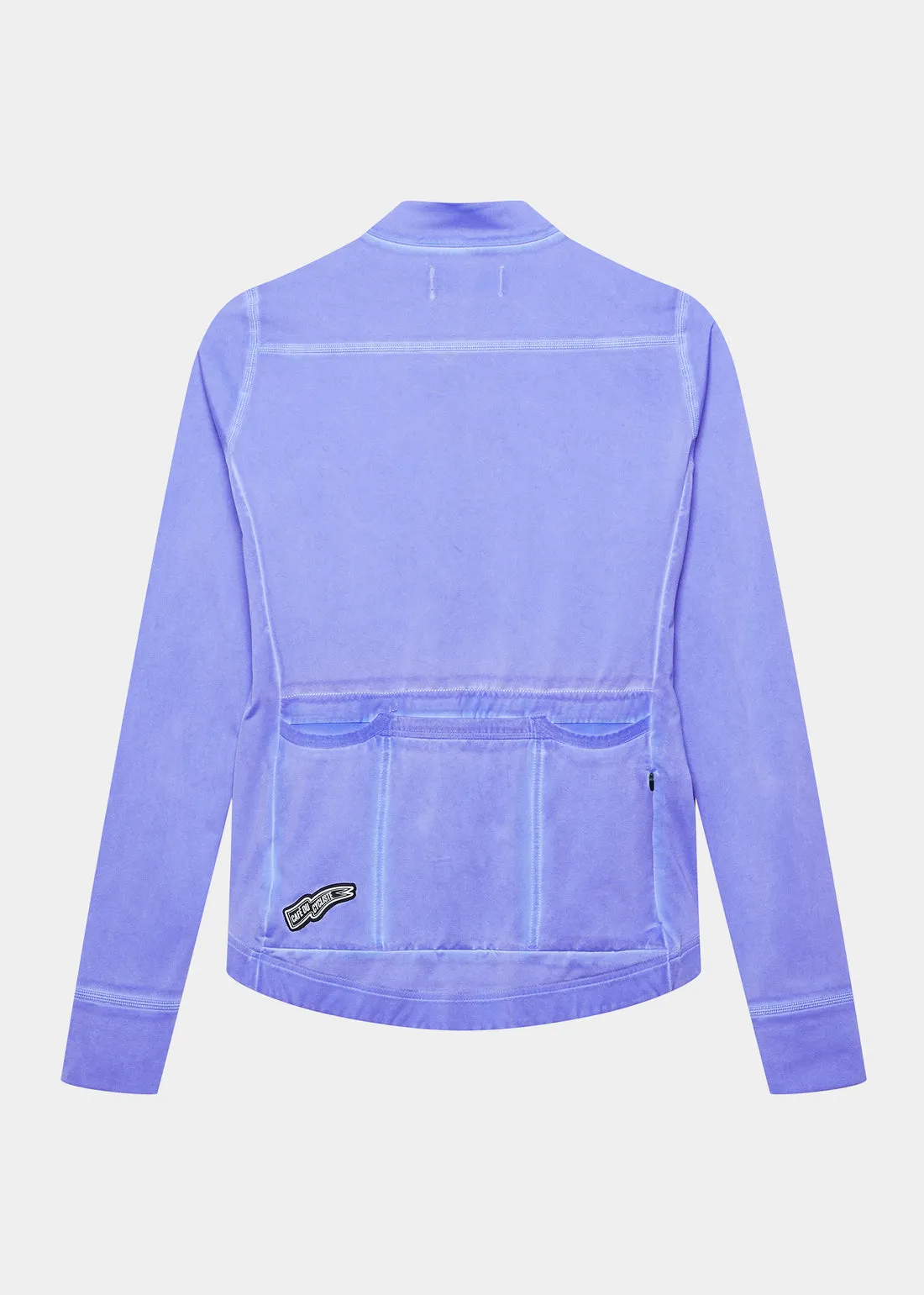 CAFE DU CYCLISTE Charlie Brushed Women Long Sleeve Jersey - Cold Dye Verbena - Image 6