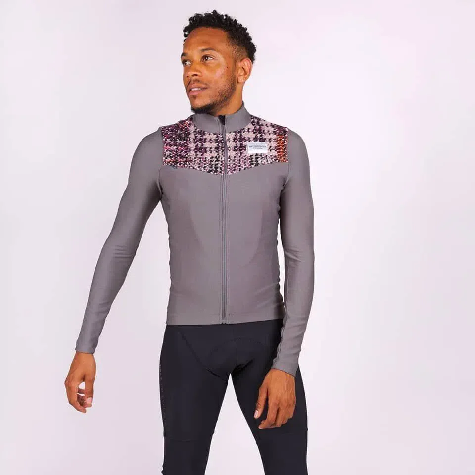 CAFE DU CYCLISTE Clemence Long Sleeve Jersey - Dark Grey - Image 4