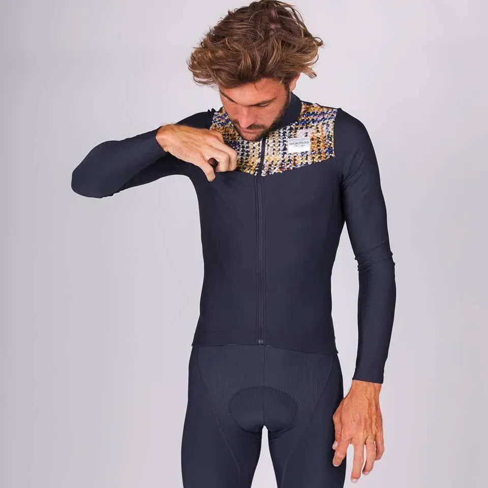 CAFE DU CYCLISTE Clemence Long Sleeve Jersey - Navy - Image 4