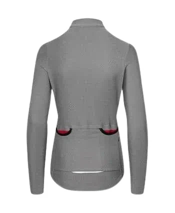 CAFE DU CYCLISTE Clemence Women Long Sleeve Jersey - Dark Grey - Image 2