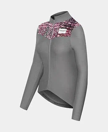 CAFE DU CYCLISTE Clemence Women Long Sleeve Jersey - Dark Grey - Image 3