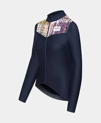 CAFE DU CYCLISTE Clemence Women Long Sleeve Jersey - Navy - Image 3