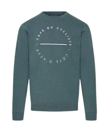 CAFE DU CYCLISTE Clementine Sweatshirt - Emerald Green