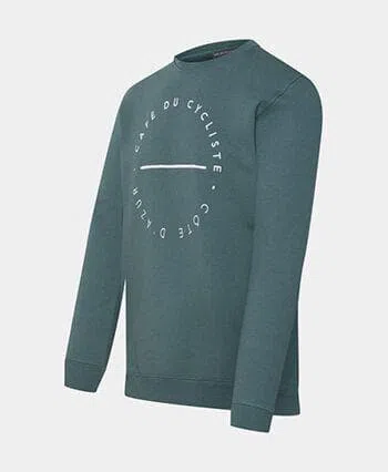 CAFE DU CYCLISTE Clementine Sweatshirt - Emerald Green - Image 3