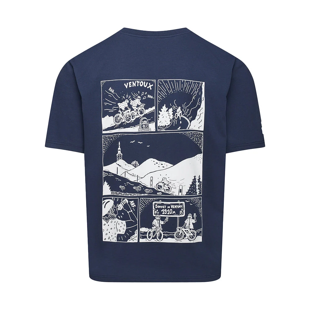 CAFE DU CYCLISTE TShirt Col Ventoux - Navy - Image 2