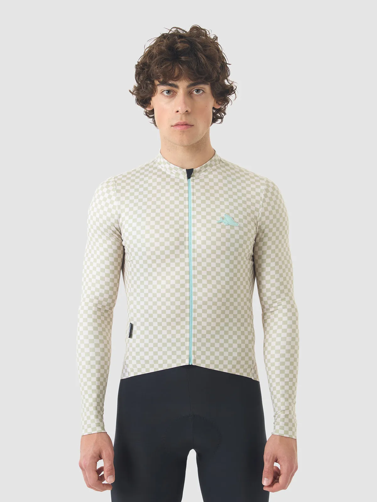 CAFE DU CYCLISTE Constance Midweight Long Sleeve Jersey - Puddle - Image 3