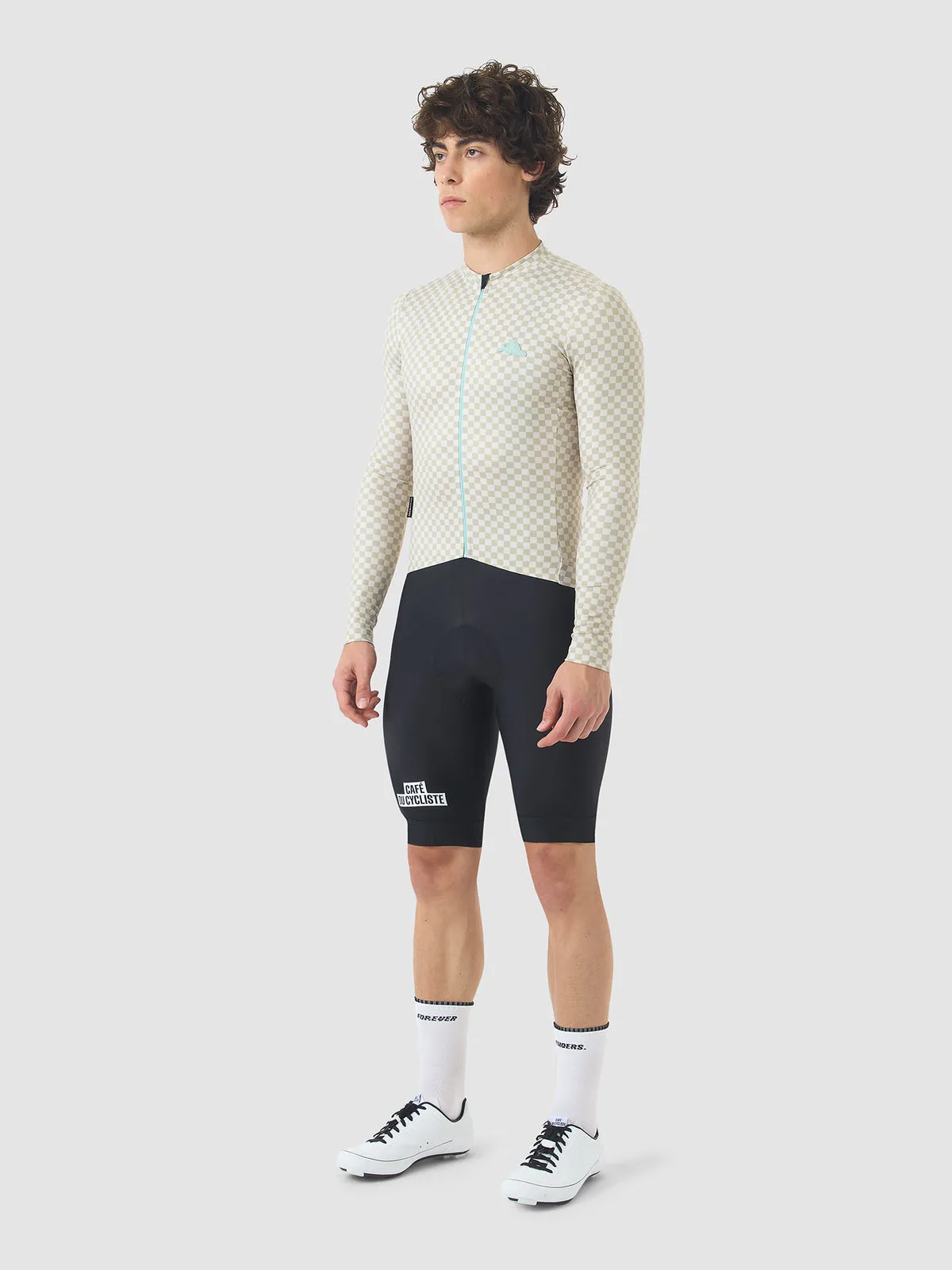 CAFE DU CYCLISTE Constance Midweight Long Sleeve Jersey - Puddle - Image 4