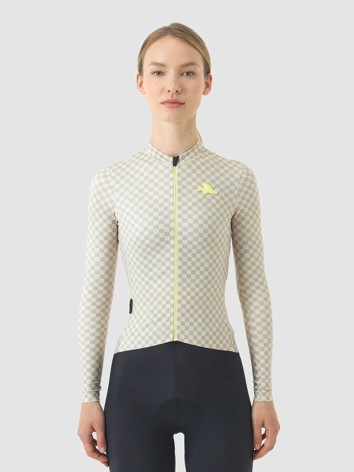 CAFE DU CYCLISTE  Constance Midweight LS Women Jersey - Puddle - Image 3
