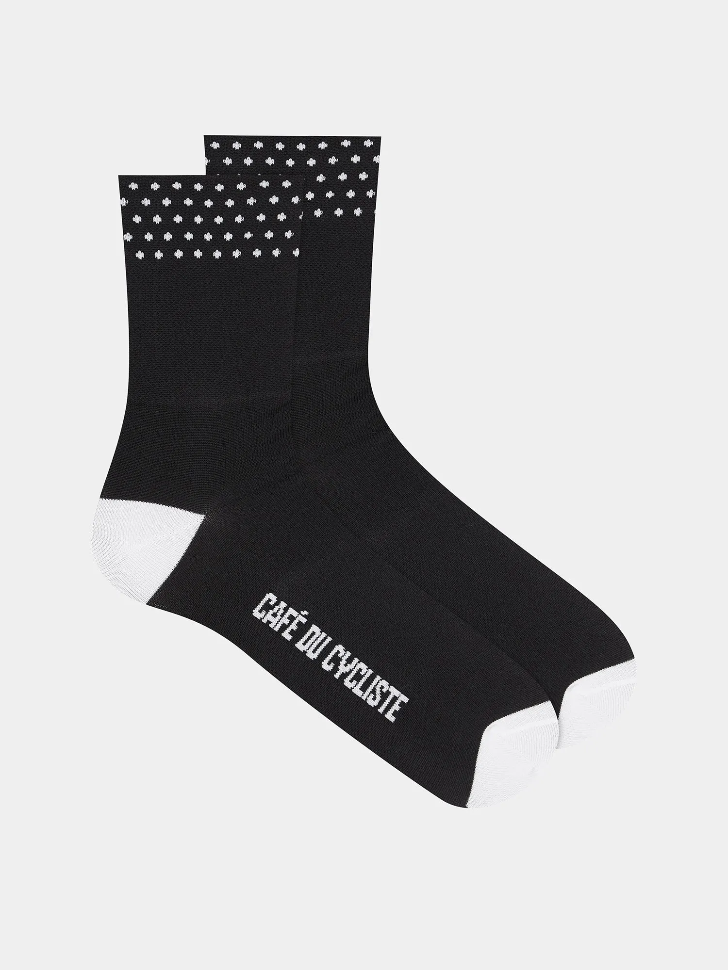 CAFÉ DU CYCLISTE Dotted Socks - Black - Image 2