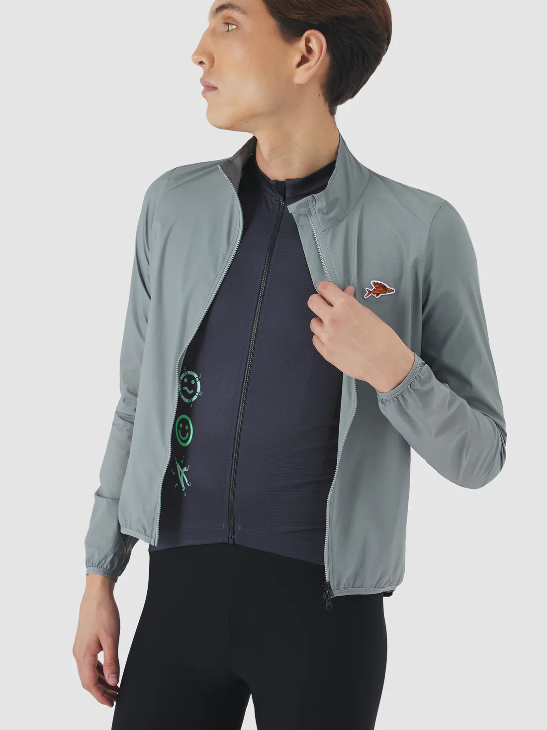 CAFE DU CYCLISTE Edith Jacket - Mountain Fog - Image 4