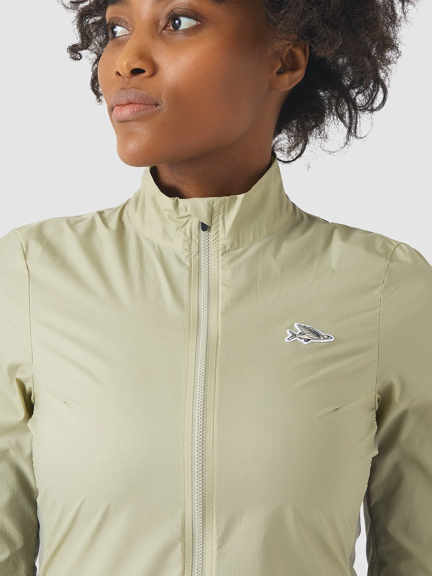 CAFE DU CYCLISTE Edith Women Jacket - Puddle - Image 5
