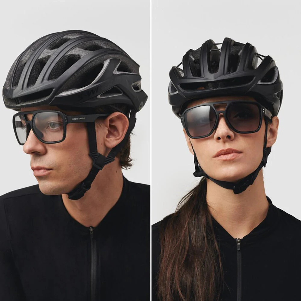CAFE DU CYCLISTE Eyewear Fabius - Black Frame Grey Photocromic Lens - Image 5