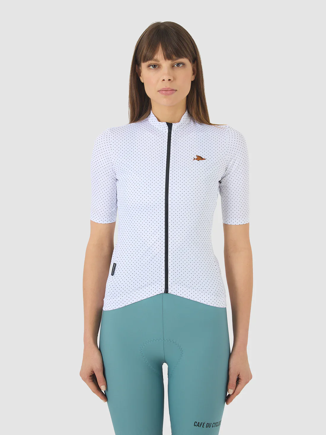 CAFE DU CYCLISTE Fleurette V2 Women Classic Ultralight Jersey - White - Image 3