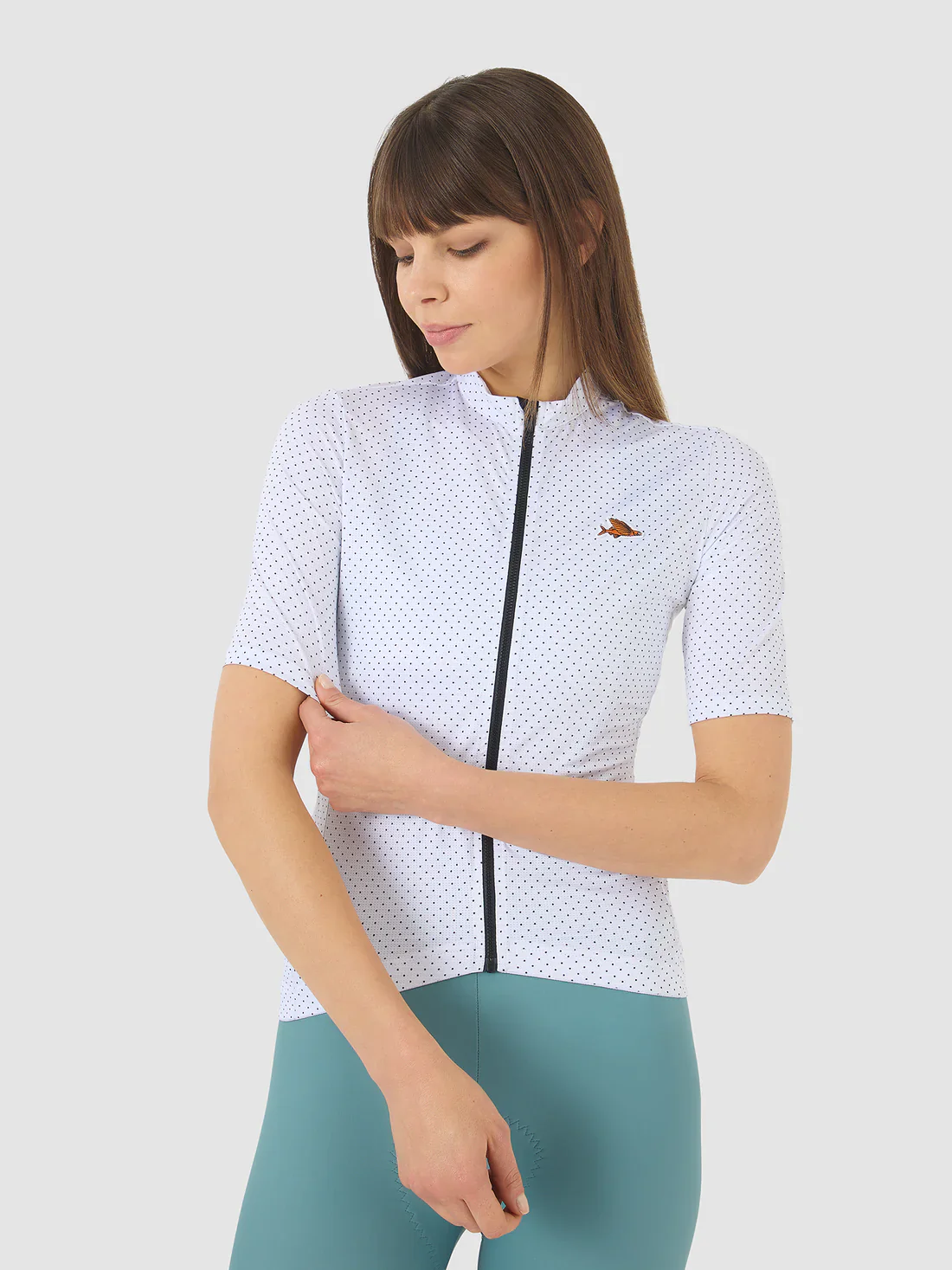CAFE DU CYCLISTE Fleurette V2 Women Classic Ultralight Jersey - White - Image 4