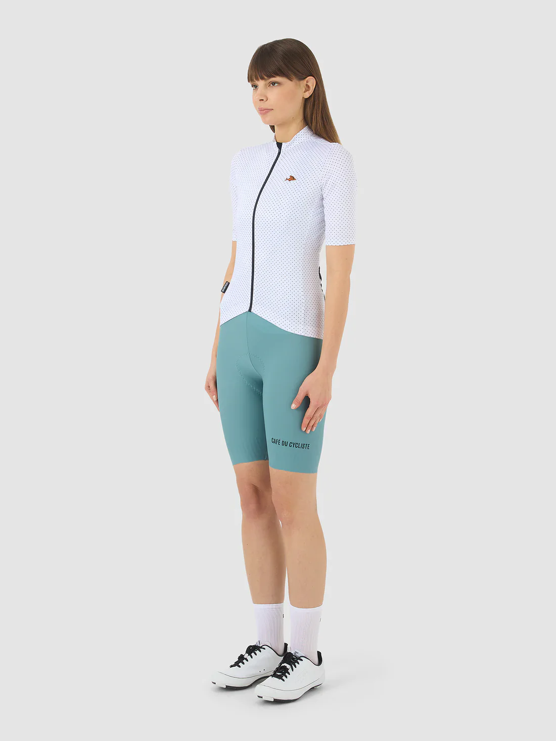 CAFE DU CYCLISTE Fleurette V2 Women Classic Ultralight Jersey - White - Image 5