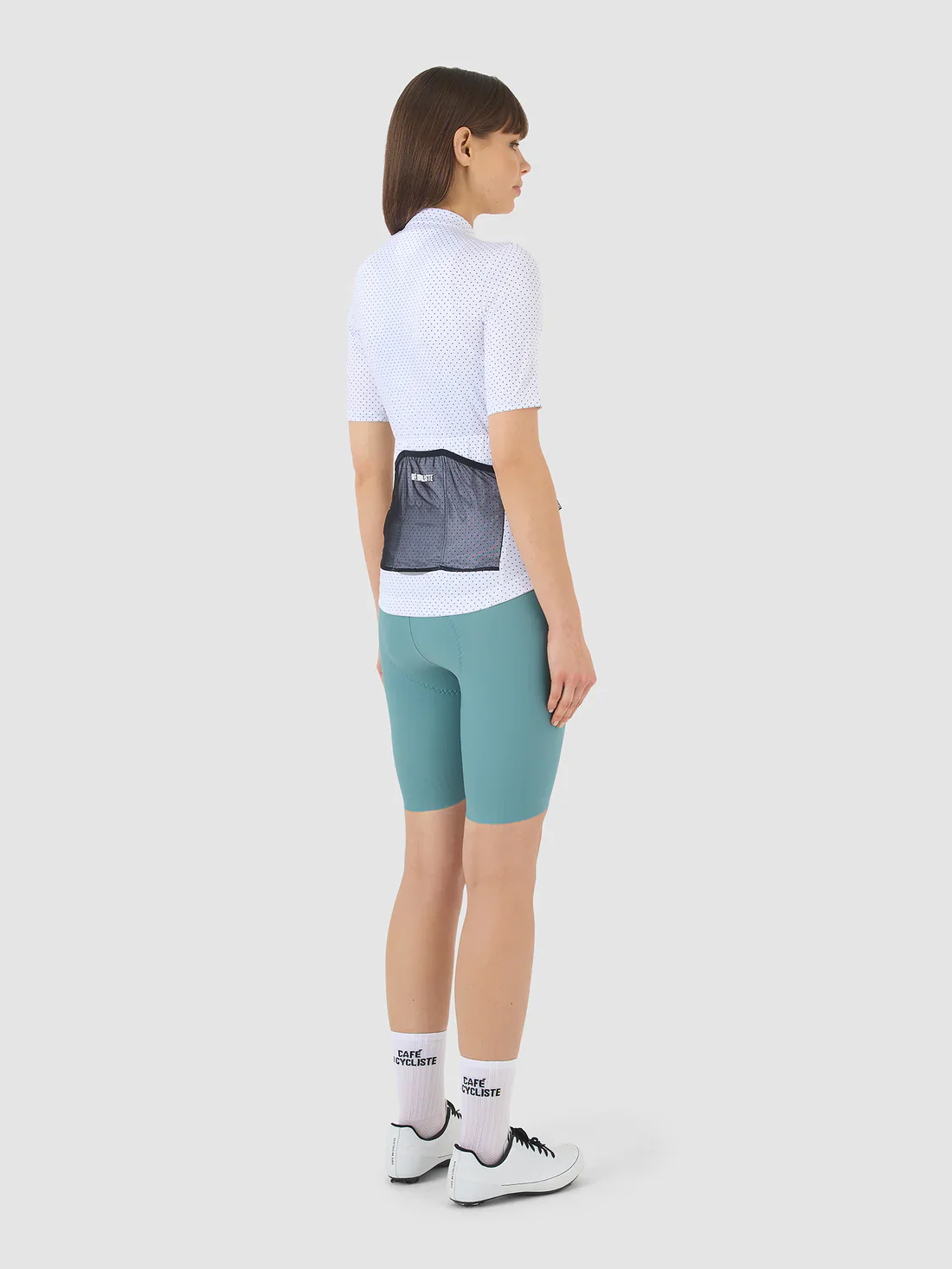 CAFE DU CYCLISTE Fleurette V2 Women Classic Ultralight Jersey - White - Image 6