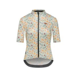 CAFE DU CYCLISTE Fleurette V2 Women's Jersey - Chanterelle Agave