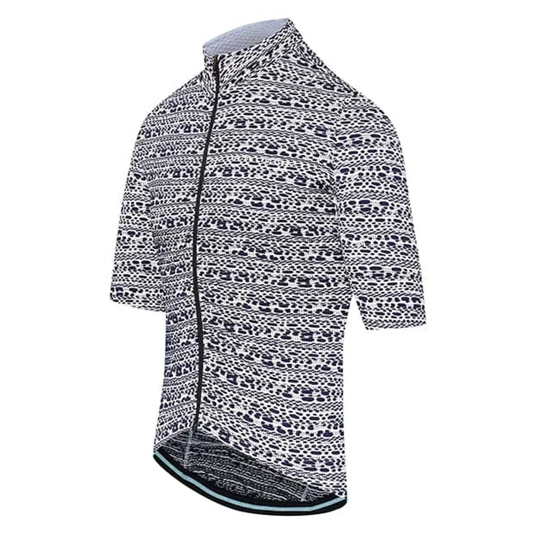 CAFE DU CYCLISTE Francine Jersey Breton - Textured Navy