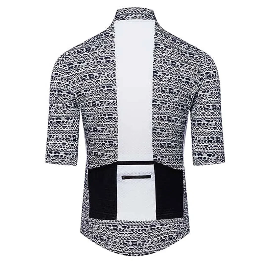 CAFE DU CYCLISTE Francine Jersey Breton - Textured Navy - Image 2