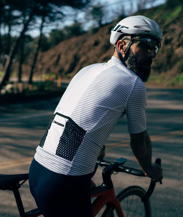 CAFE DU CYCLISTE Francine Jersey - White - Image 4