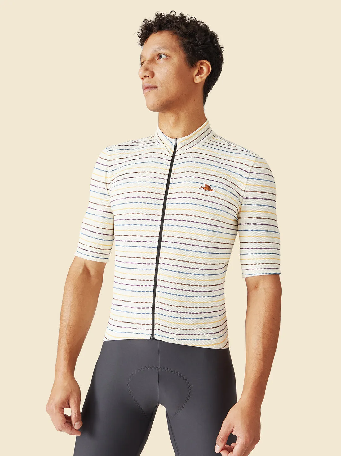 CAFE DU CYCLISTE Francine V2 Jersey - Sand - Image 3