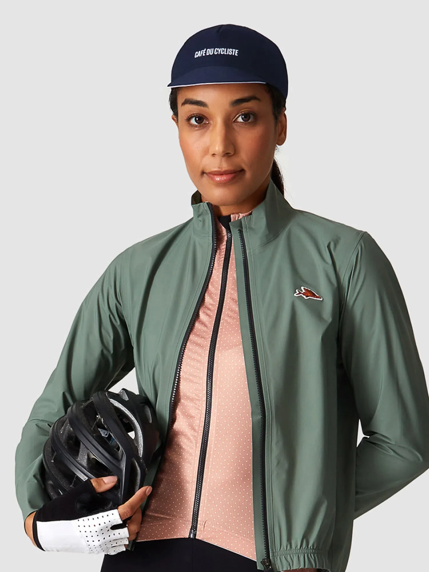 CAFE DU CYCLISTE Gapette Cap - Navy - Image 3