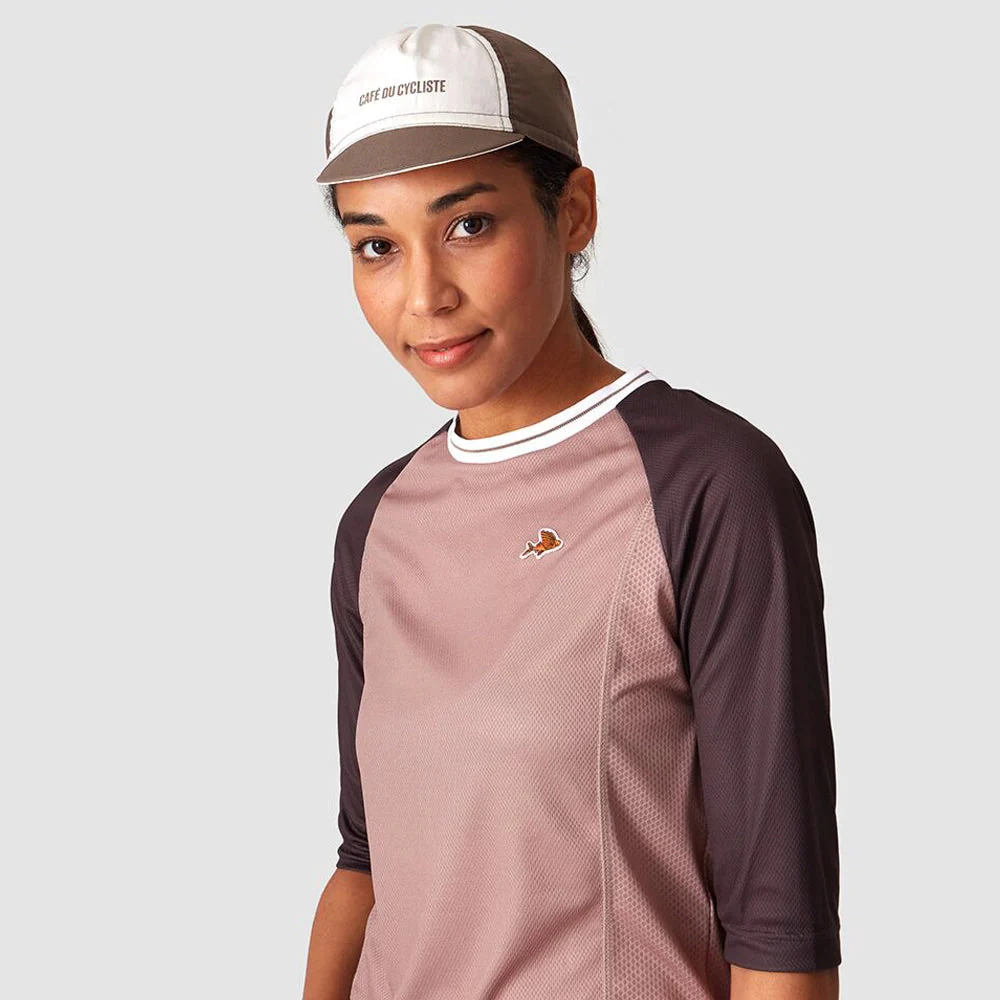 CAFE DU CYCLISTE Gapette Cap - Oyster Grey/White - Image 2