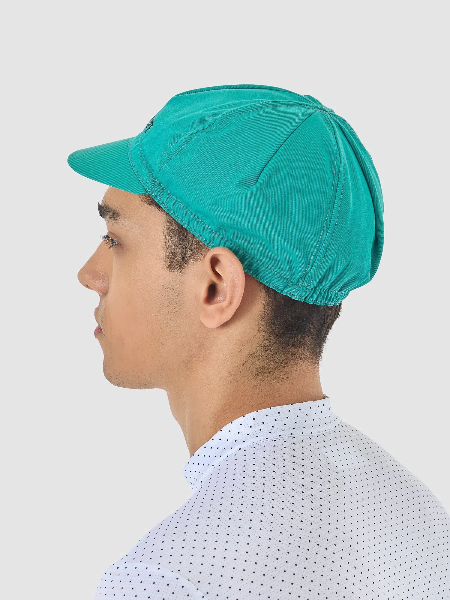 CAFE DU CYCLISTE Gapette Cap - Riviera Blue - Image 3