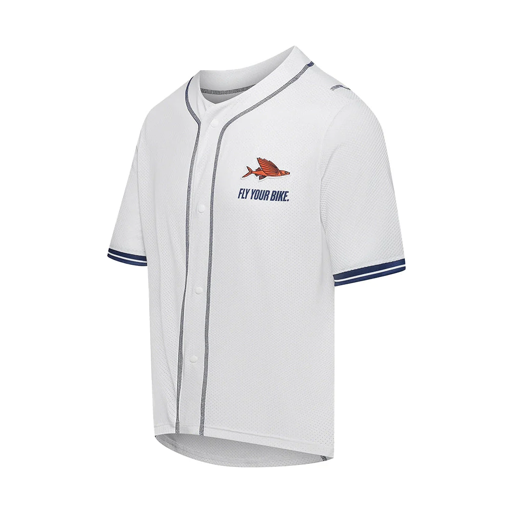 CAFE DU CYCLISTE Giselle Unisex Lightweight Cycling Jersey - White - Image 3