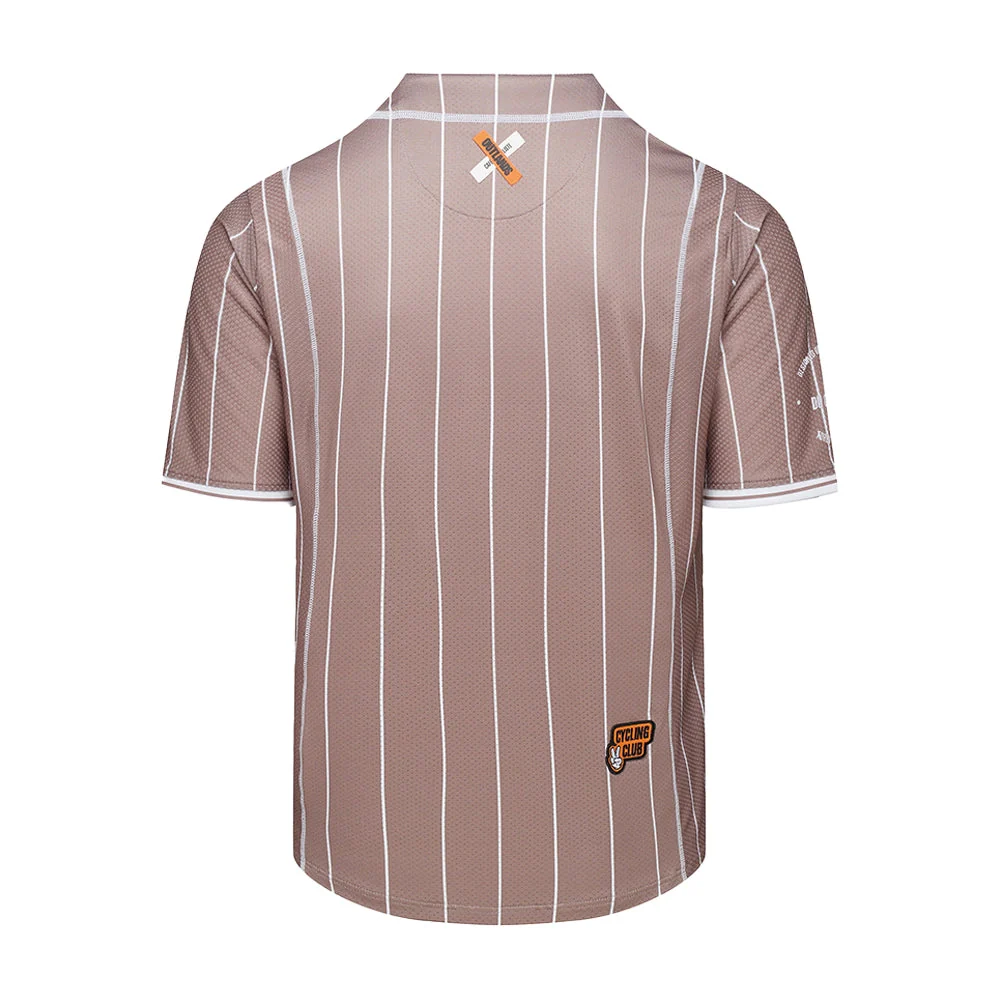 CAFE DU CYCLISTE Giselle Unisex Lightweight Cycling Jersey - Oyster Grey - Image 2