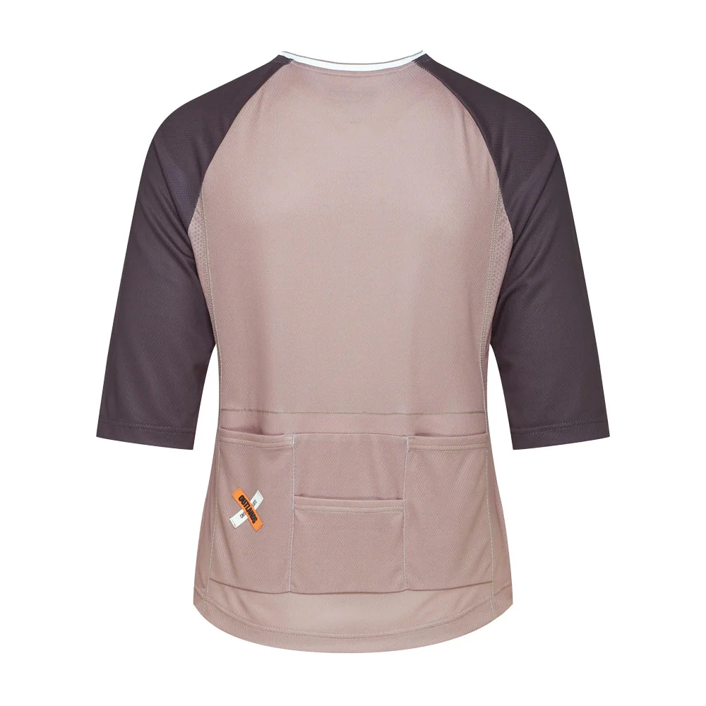 CAFE DU CYCLISTE Gravel Cycling Women Jersey Barbara - Oyster Grey - Image 2