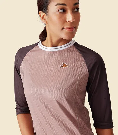CAFE DU CYCLISTE Gravel Cycling Women Jersey Barbara - Oyster Grey - Image 4