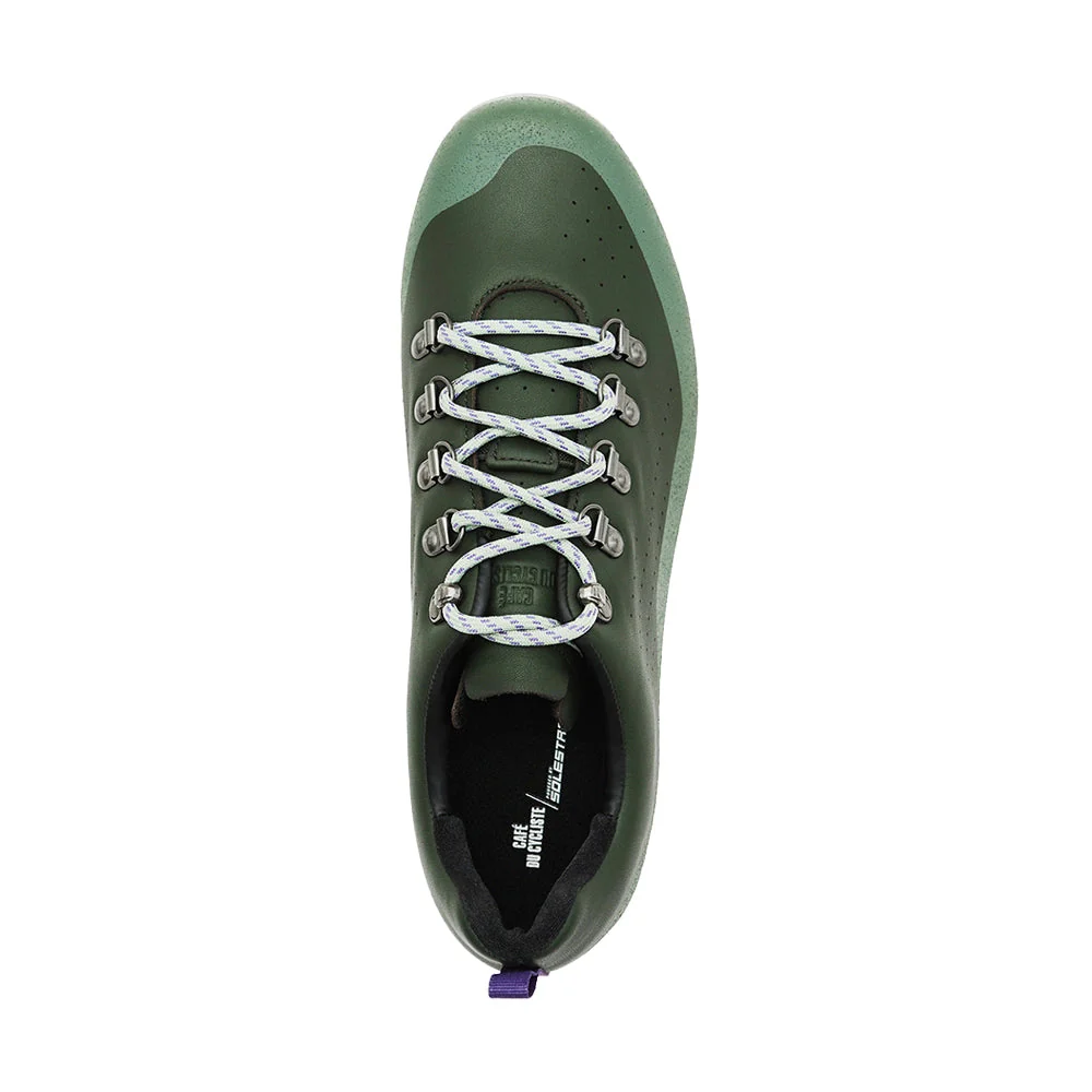 CAFE DU CYCLISTE Gravel Outlands Shoes - Khaki/Scots Pine - Image 2