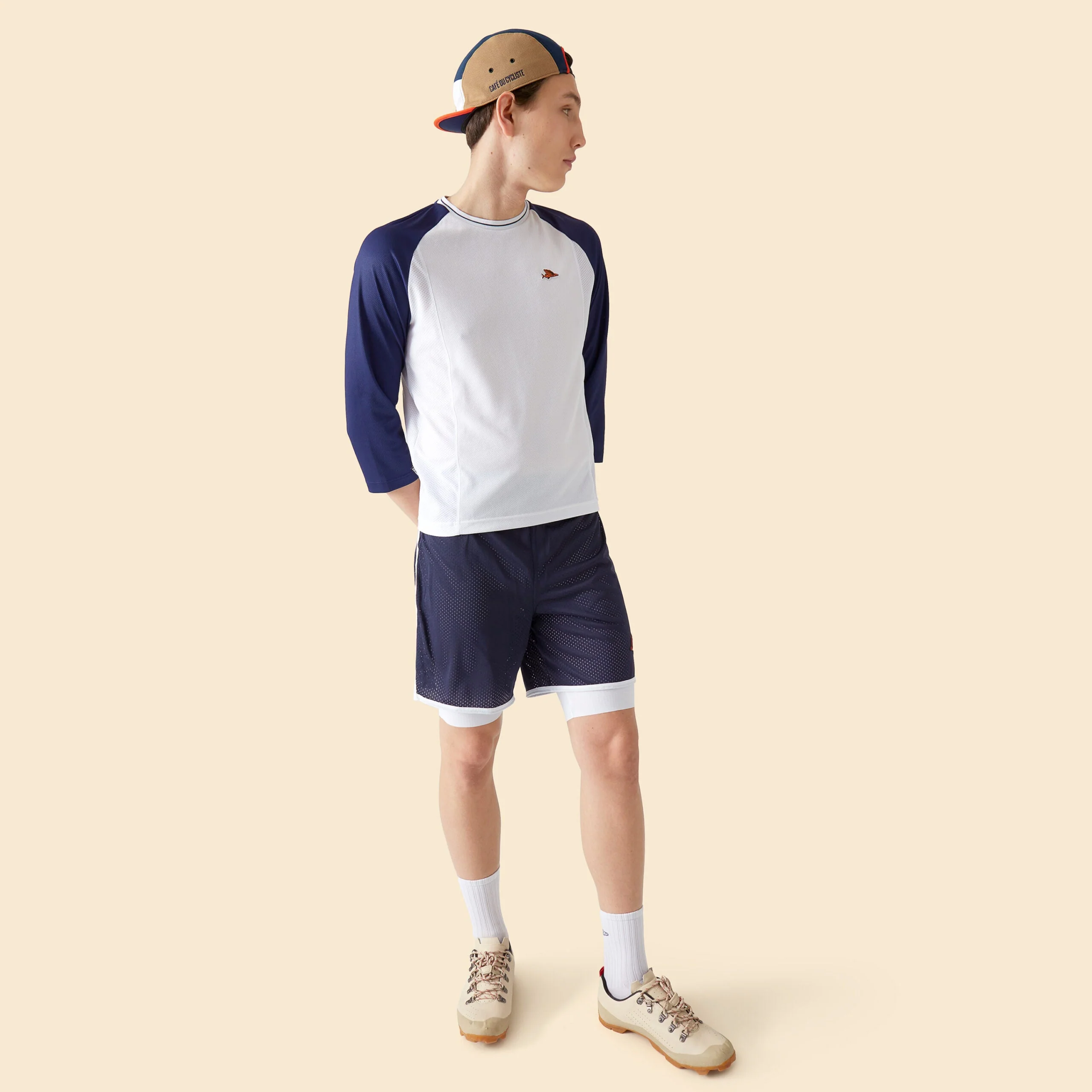 CAFE DU CYCLISTE Gravel Summer Cap - Scots Pine Amethyst - Image 6