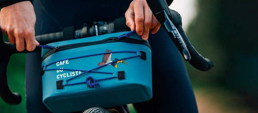 CAFE DU CYCLISTE Handlebar Bag - Blue - Image 7
