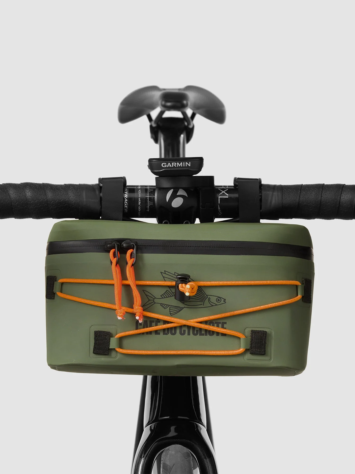 CAFE DU CYCLISTE Handlebar Bag - Khaki - Image 2